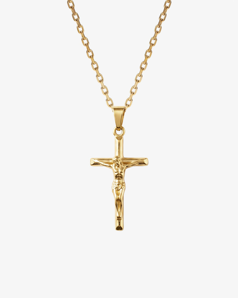 CRUCIFIX GOLD NECKLACE