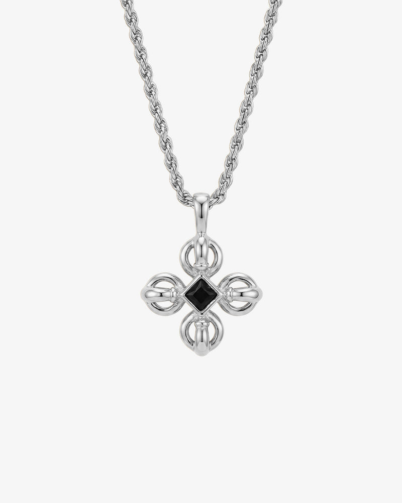 FLARE SILVER NECKLACE