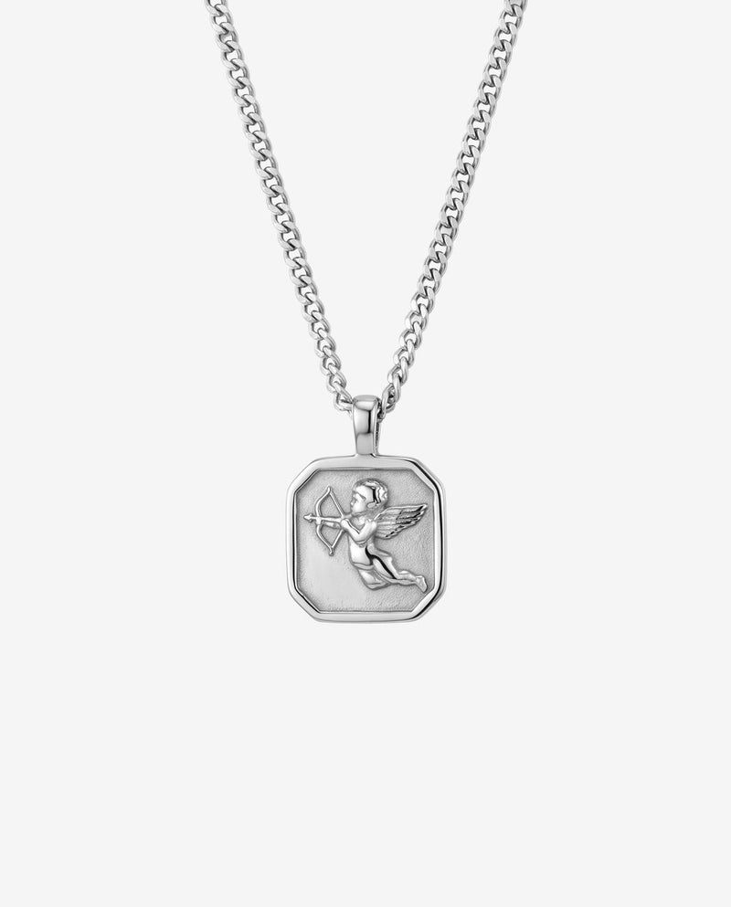 SAVIOR SILVER NECKLACE