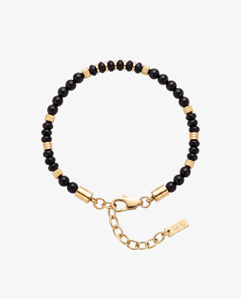 STONE BRACELET - BLACK AGATE