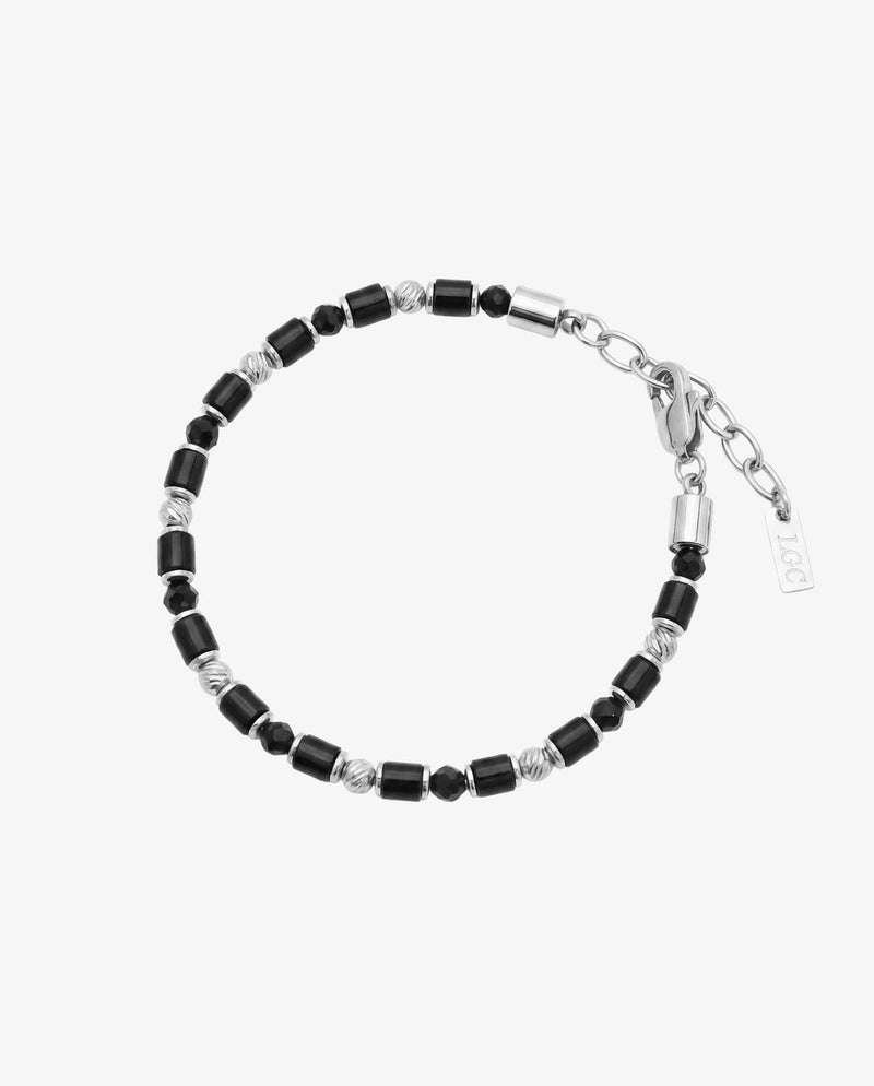 STONE BRACELET - BLACK AGATE
