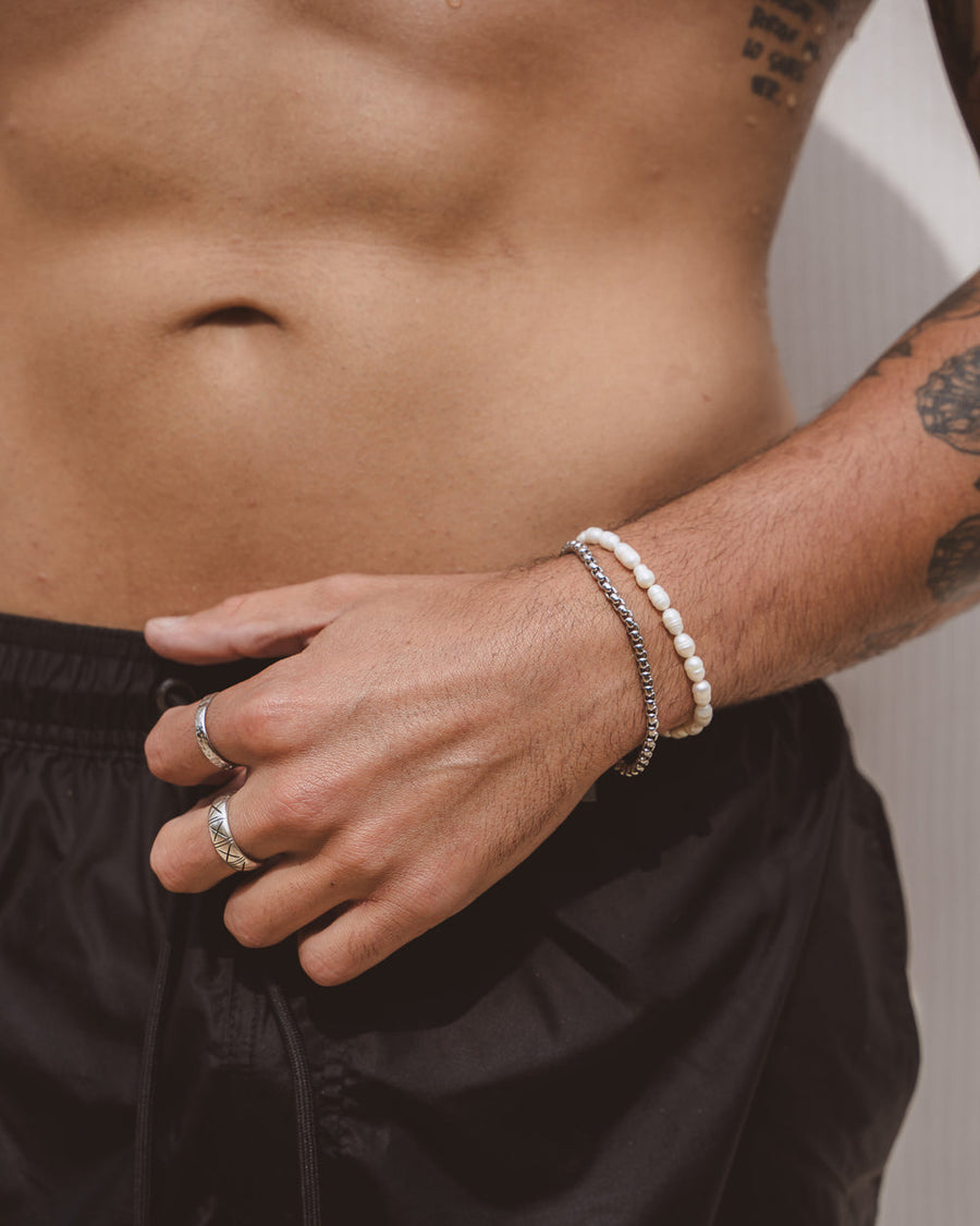 NOIR SILVER BRACELET