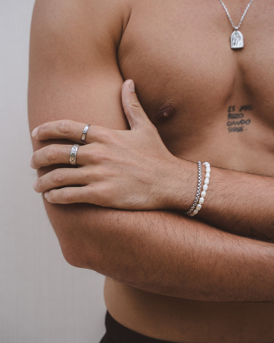 NOIR SILVER BRACELET