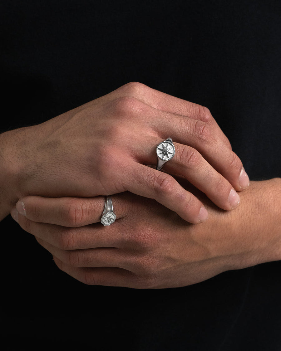 STAR SILVER RING
