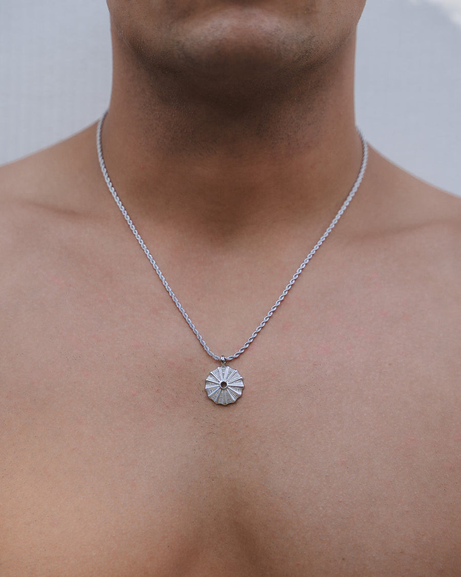 SILK SILVER NECKLACE