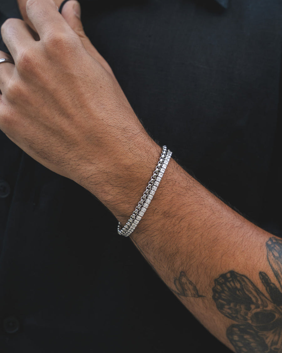 NOIR SILVER BRACELET