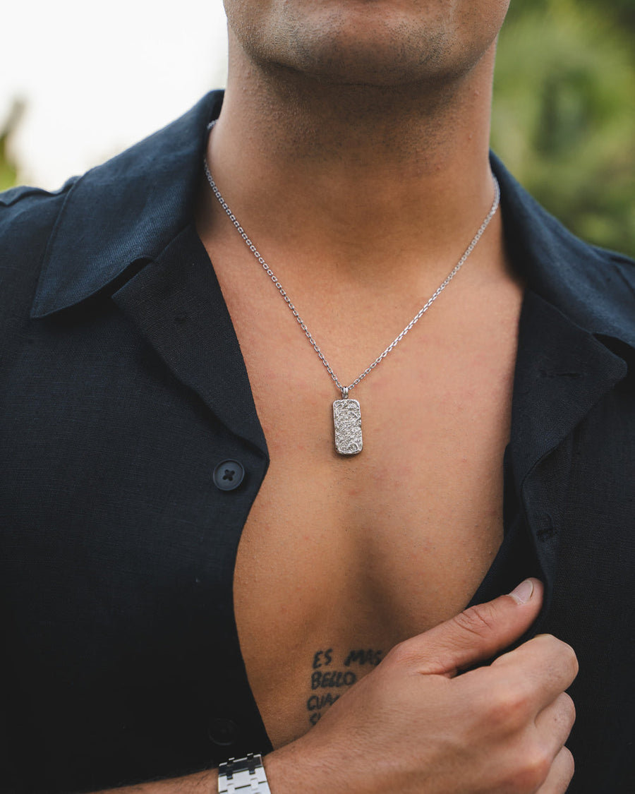 MOONROCK SILVER NECKLACE