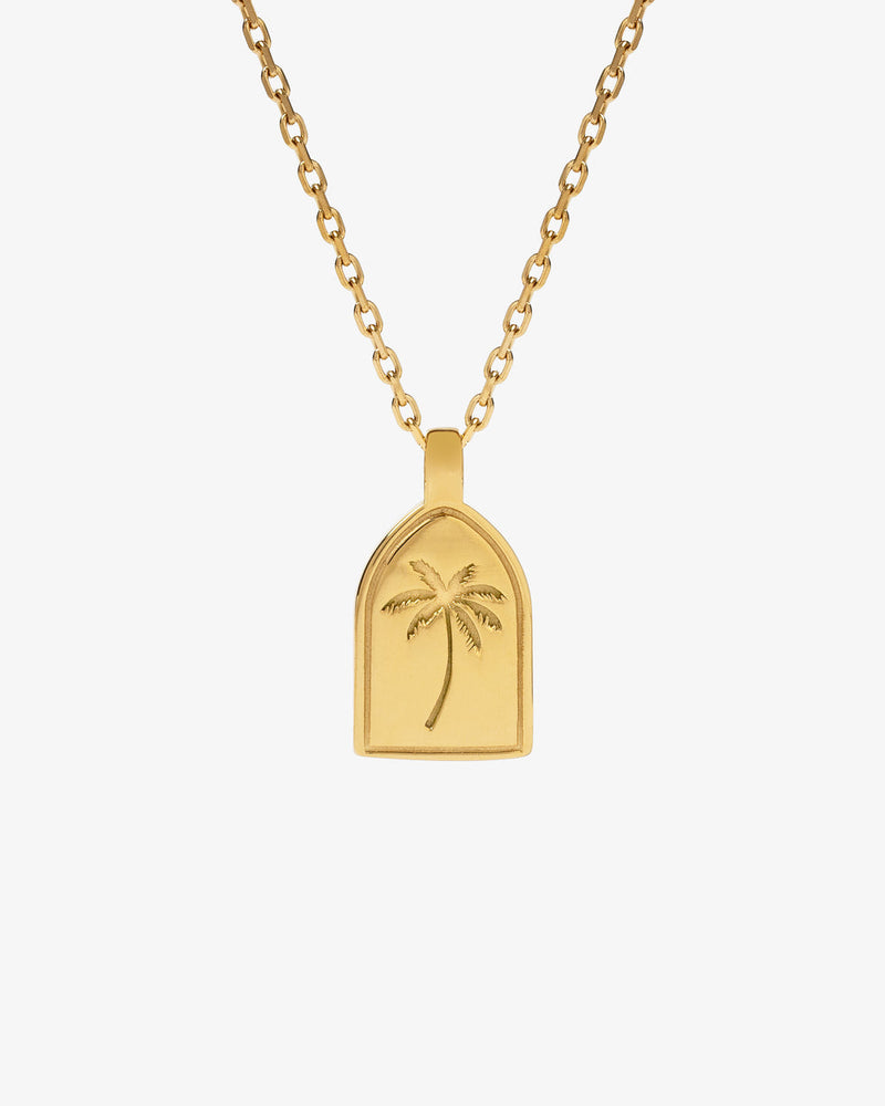 PALM GOLD NECKLACE