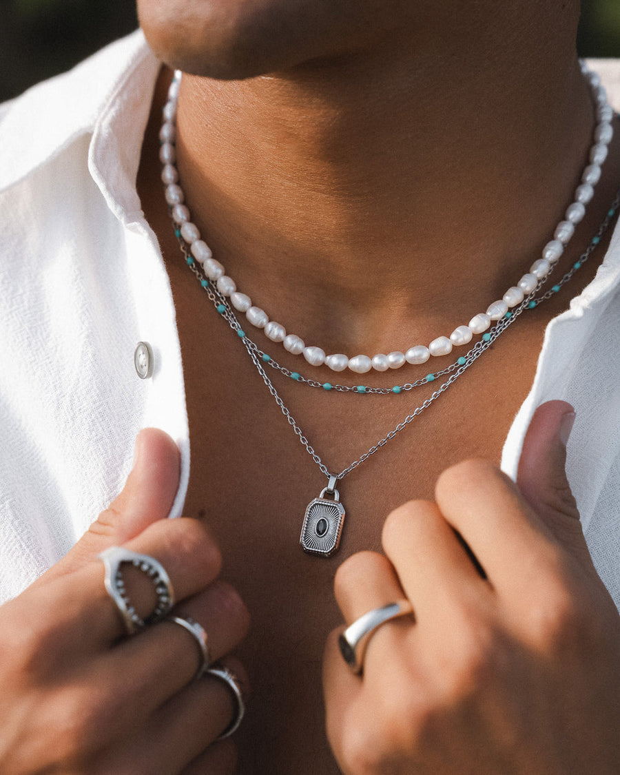 AETHER SILVER NECKLACE