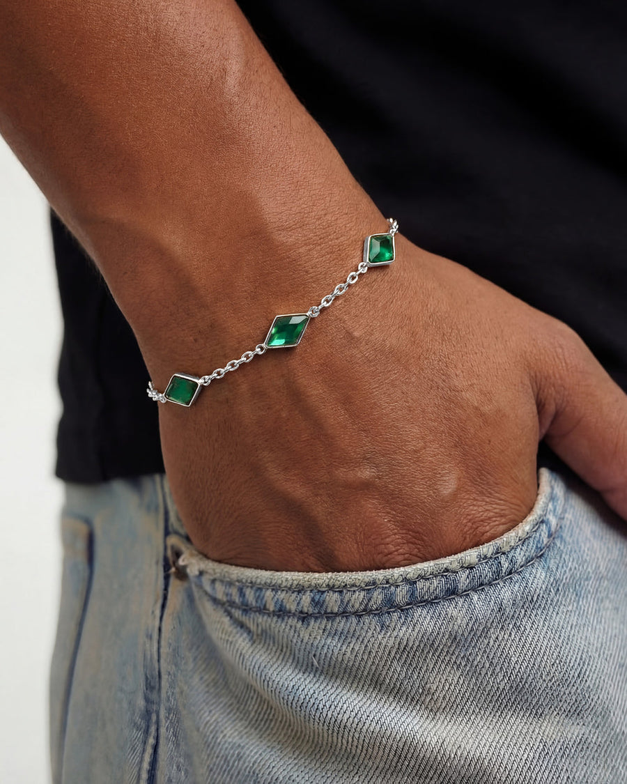 AMBERES SILVER BRACELET