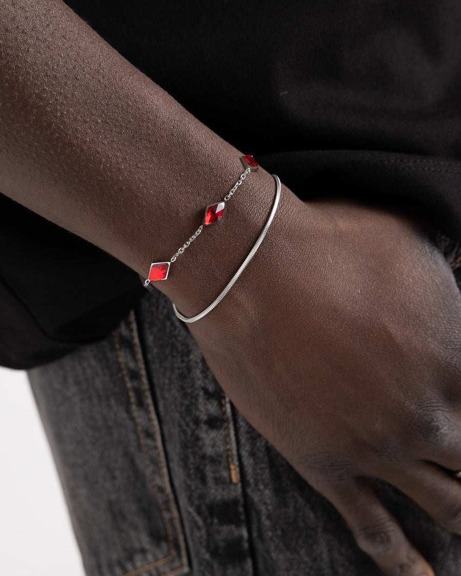 AMBERES SILVER BRACELET