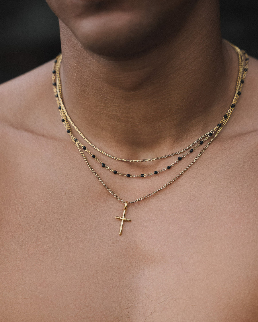 CROSS GOLD NECKLACE