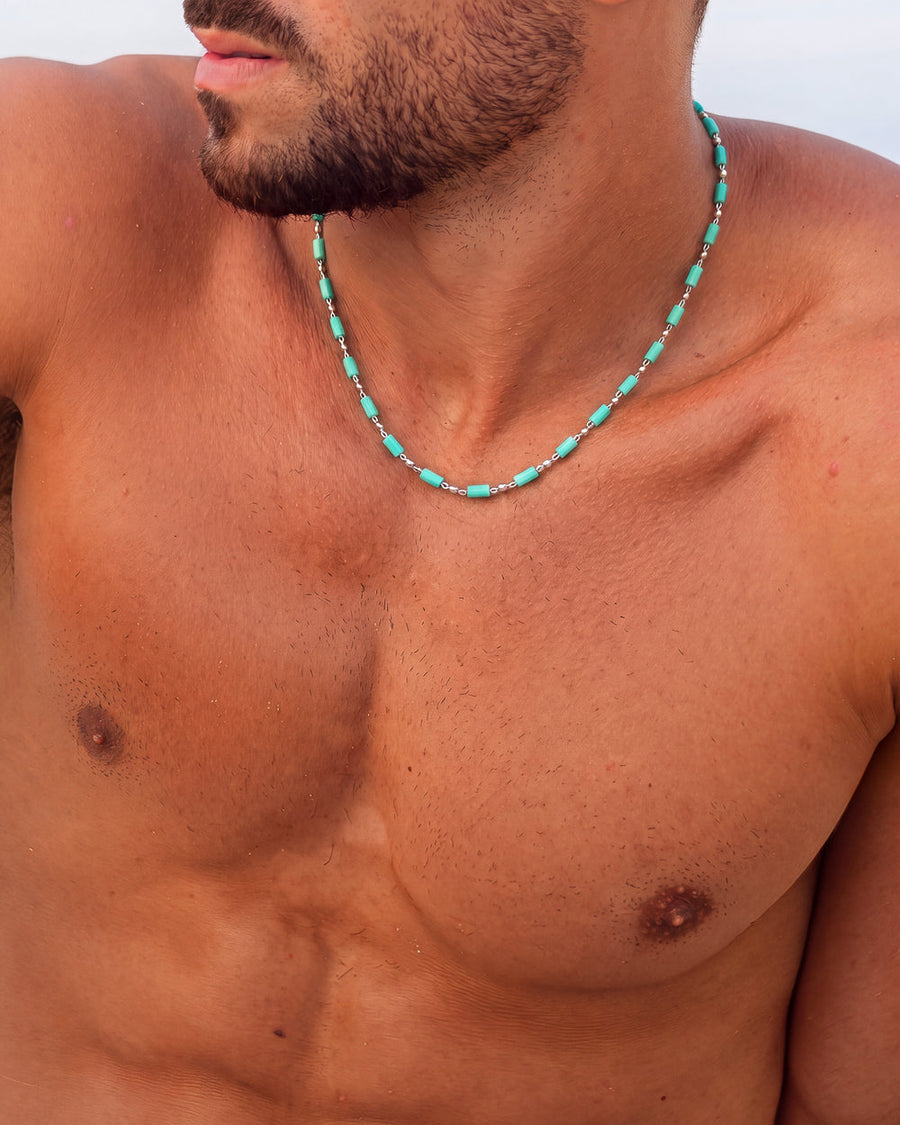 CUBE SILVER CHAIN