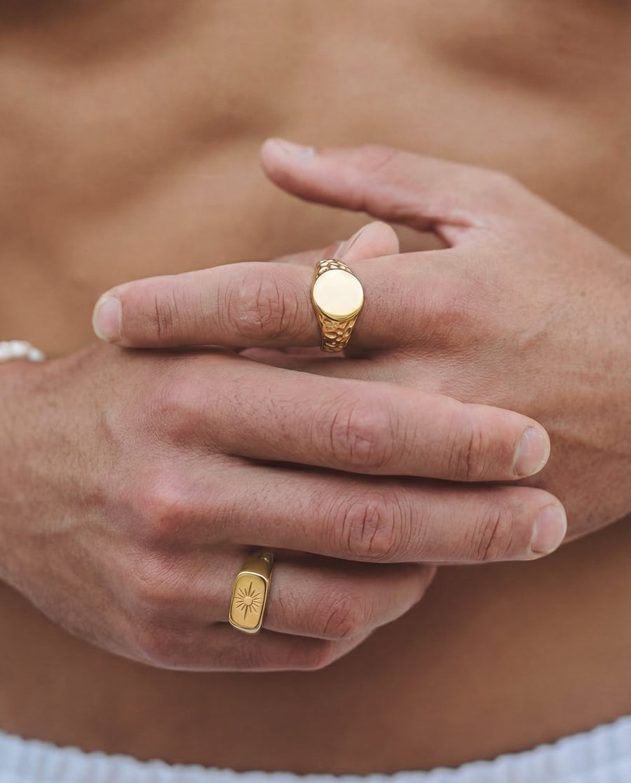 HORIZON GOLD RING