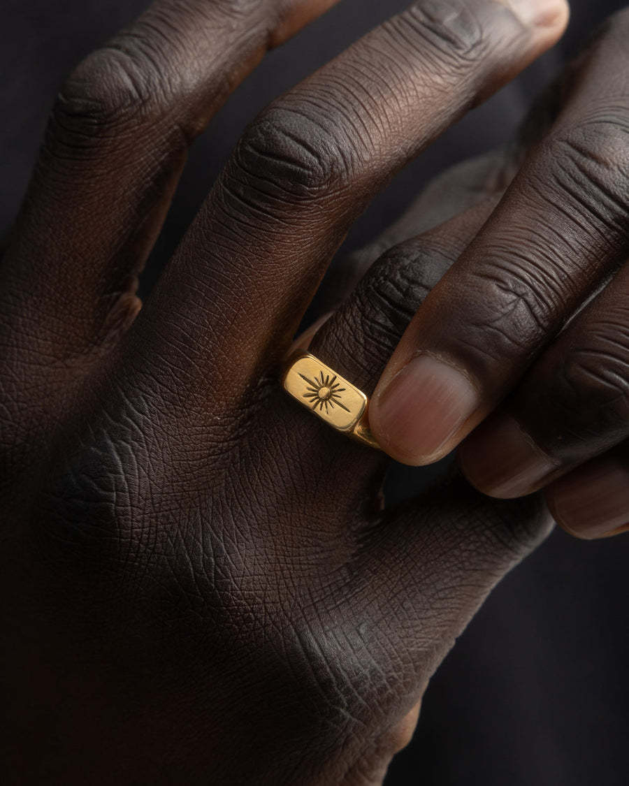 HORIZON GOLD RING