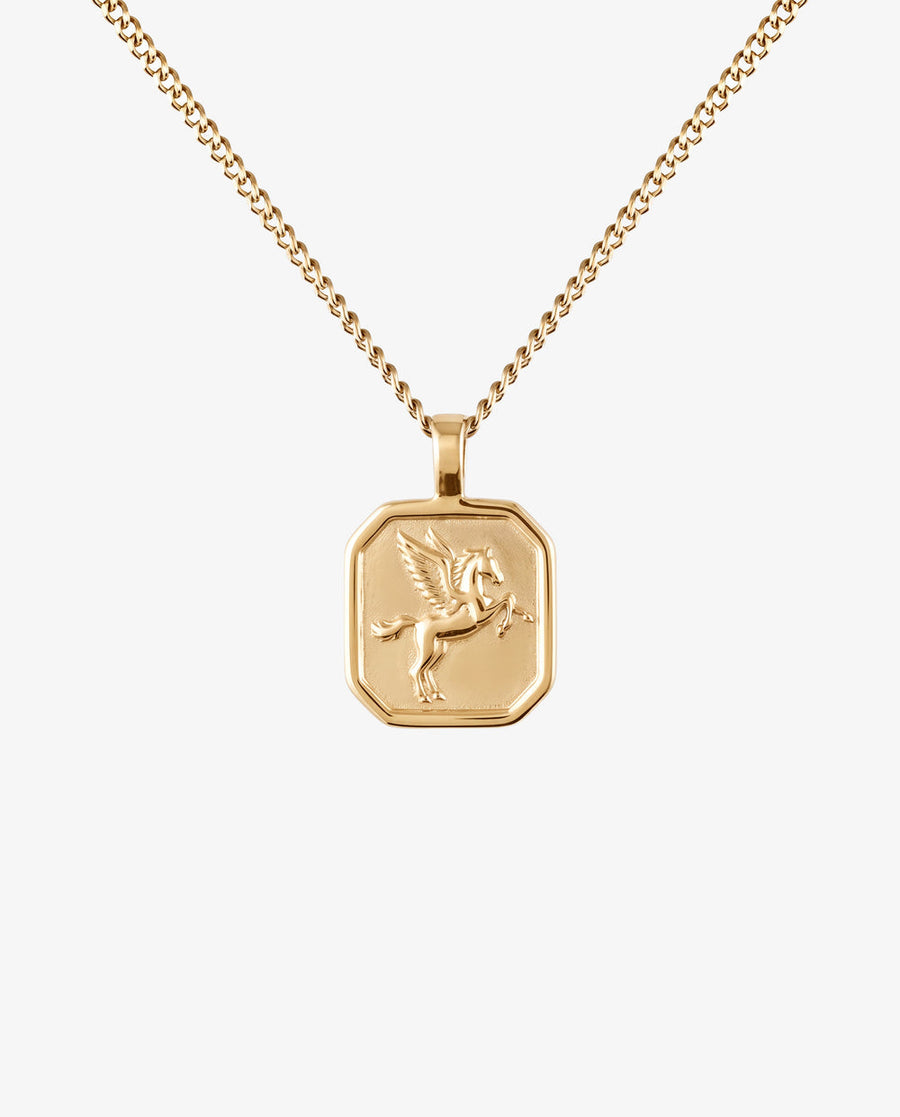PEGASUS GOLD NECKLACE