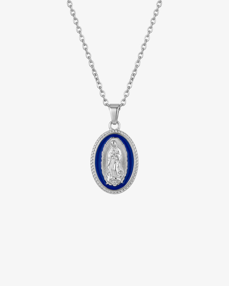 VIRGIN MARY SILVER NECKLACE