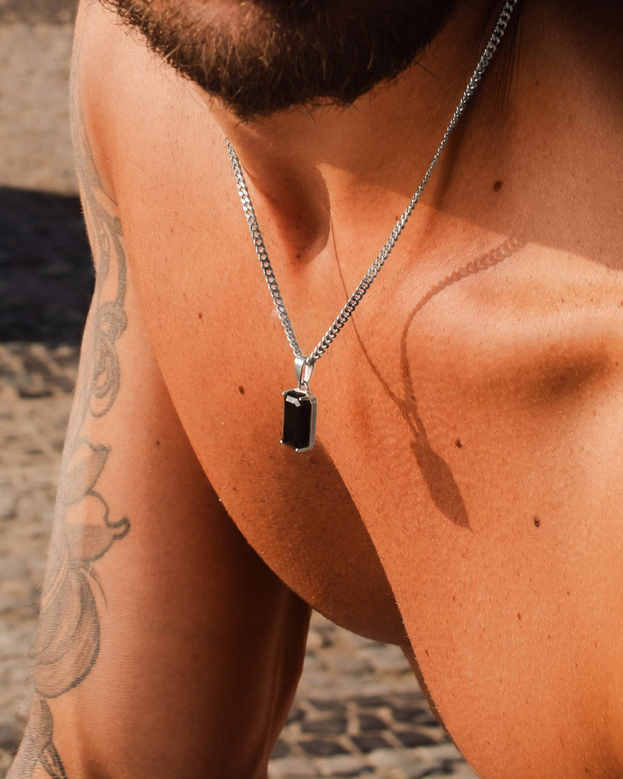 VOLT SILVER NECKLACE